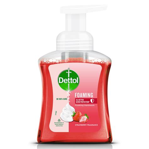 Dettol Foaming Handwash Pump - Strawberry, 250ml | Rich Foam ...