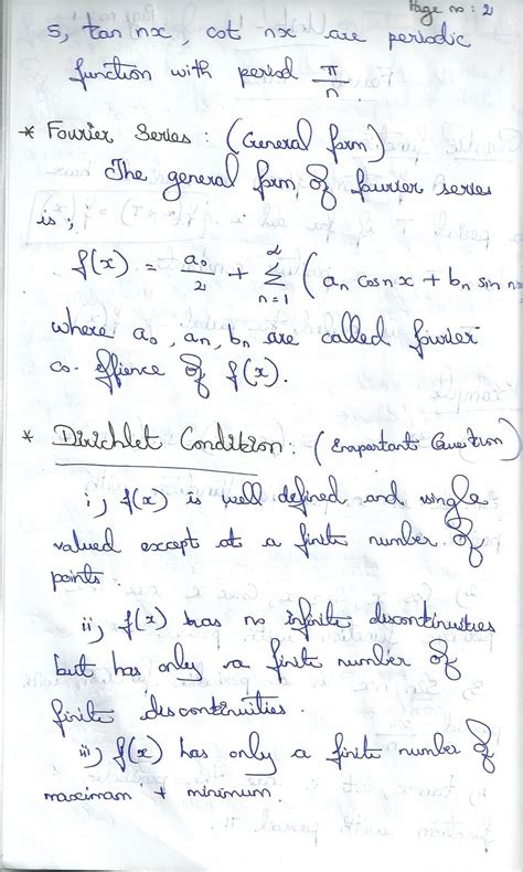 Mathematics - 3 - FOURIER SERIES , General Fourier series , General ...