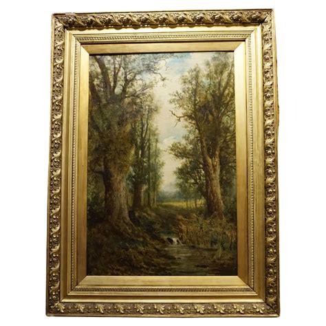 Late 19th Century English School Large Oil on Canvas Painting in ...