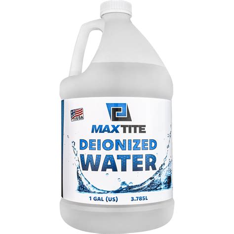 Deionized Water – MaxTite