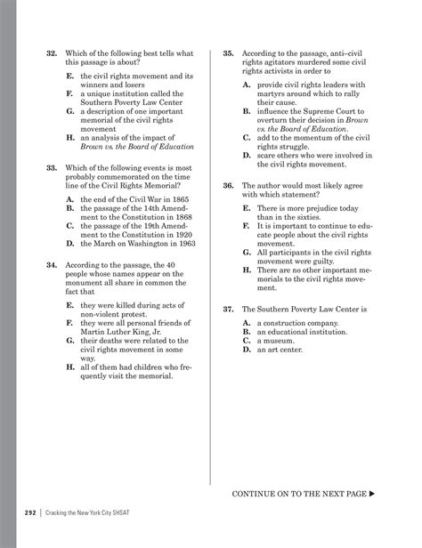 Extended ebook content for Cracking the New York City SHSAT (Specialized High Schools Admissions ...