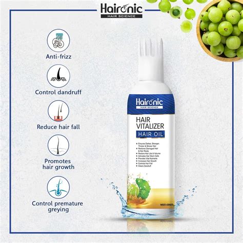 Buy HAIRONIC HAIR SCIENCE HAIR VITALIZER HAIR OIL 100ML Online & Get ...