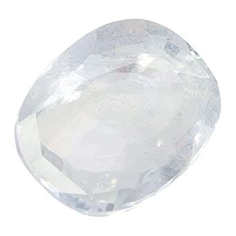 DAURAYA GEMS 12.25 Ratti 11.11 Carat Natural White Sapphire Stone I ...