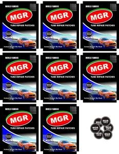 MGR MEDIUM ROUND TUBE REPAIR PATCH (8X30 PCS) Tubed Tyre Puncture ...