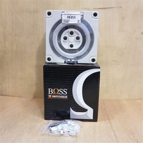 Jual surface socket/stop kontak 4pin /industrial switchgear BOSS ...