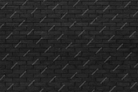 Premium Photo | Black brick wall dark surface texture architectural ...
