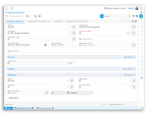 Manufacturing (Production) Management | Onfinity ERP