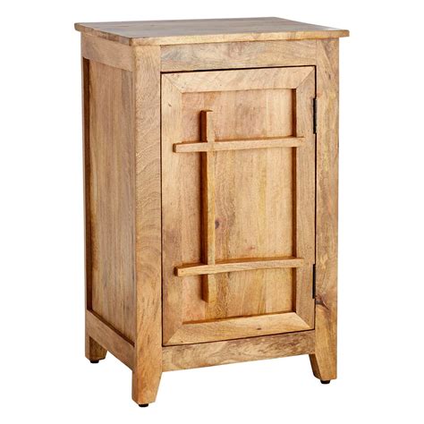 1-Door Mango Wood Cabinet | At Home