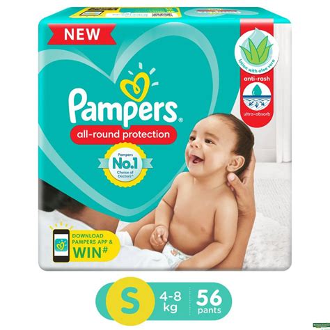Buy Pampers Diapers NB-S 46Pieces Online at Best Prices | Wellness Forever