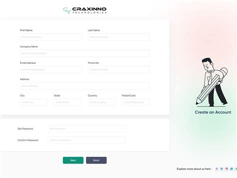 Image result for CreateAccount Form Designs