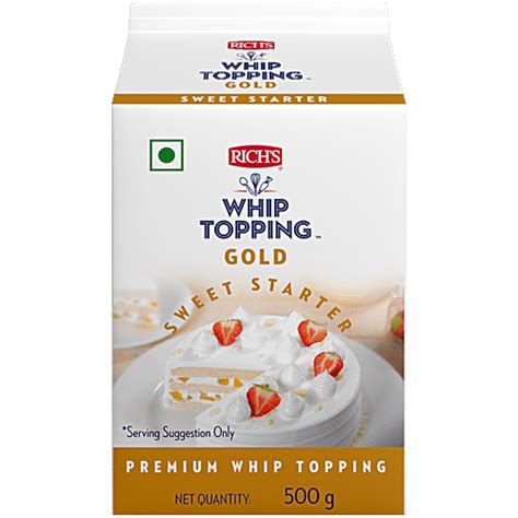 Buy Richs Whip Topping - Gold, Cream Topping For Cakes, Cupcakes Online ...