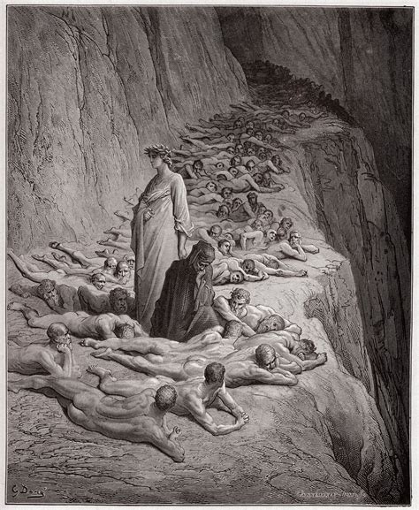 The Divine Comedy, Purgatorio, Canto 19: The souls of the avaricious ...