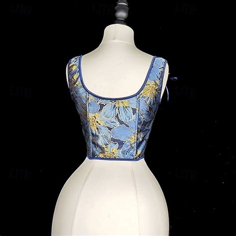 Retro Vintage Medieval Renaissance Corset Vest Bustier Fancy Dress ...
