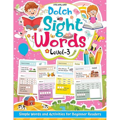 Buy Dolch Sight Words Level 3- Simple Words and Activities for Beginner ...