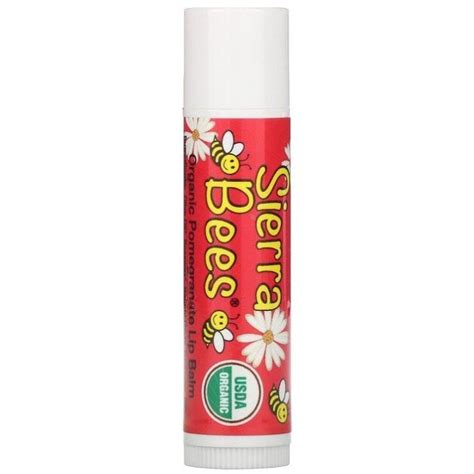 Органические бальзамы для губ Sierra Bees, гранат, 1 шт. от продавца ...