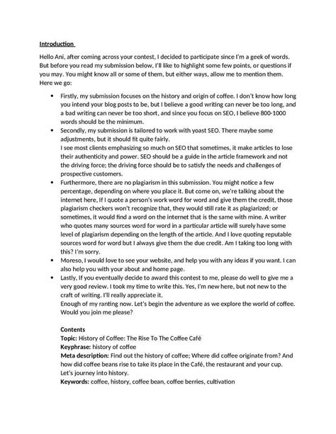 Copywriter, content writer - for a coffee blog (10 posts with stock ...