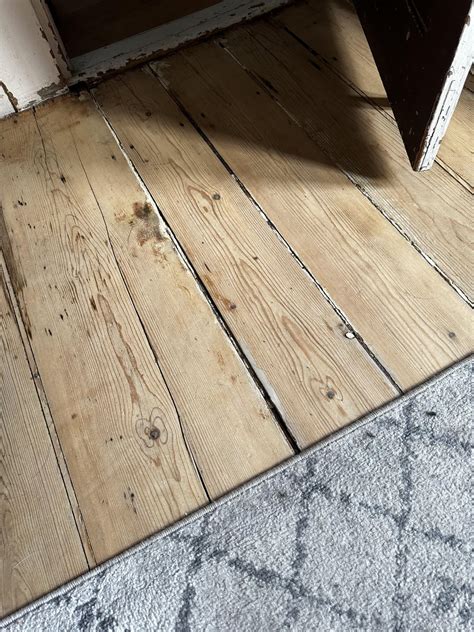Refinishing pumpkin pine floors to match : r/centuryhomes