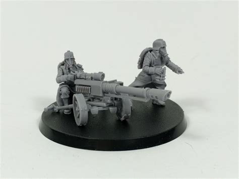 Warhammer 40k Death Korps of Krieg Lascannon heavy weapons team #1 ...