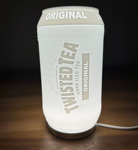Twisted Tea Can (Tea Light & Lamp Kit compatible) by themapster ...