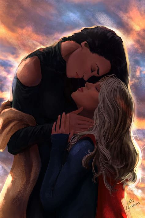 ArtStation - Supergirl and Lena Luthor (Commission)