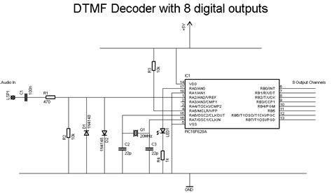 Image result for DTMF Decoder Pins