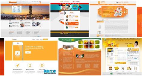 以橙色为主的网站设计-北京传诚信