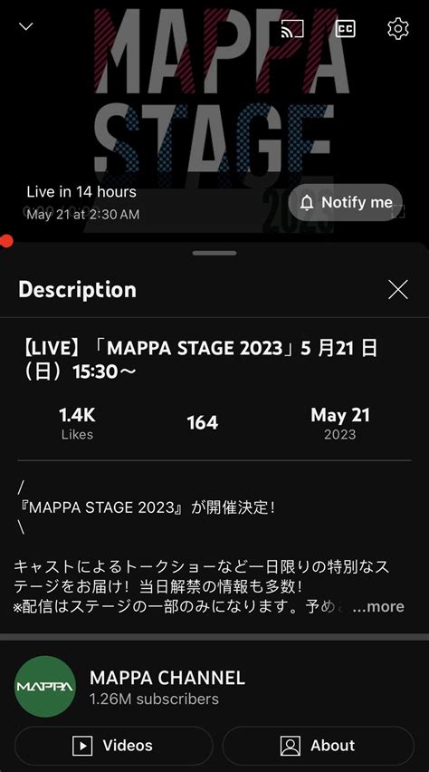 Mappa Event to begin around 14 hours from now and at 2:30am EST on ...