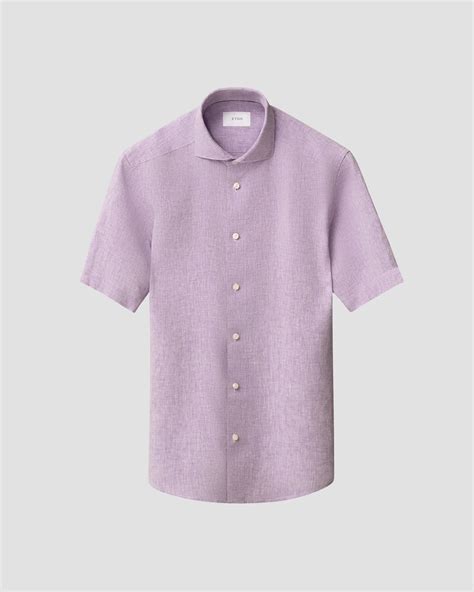 Short Sleeve Linen Shirt - Eton