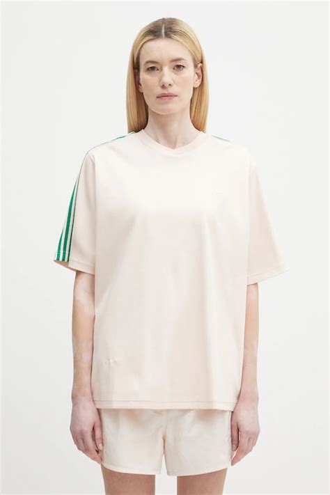 adidas Originals cotton t-shirt x Wales Bonner T T pink color JM8204 at ...