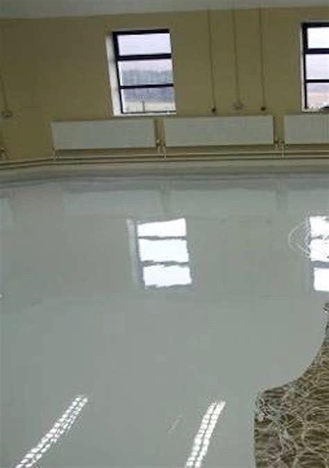 Colored epoxies 10025 White Epoxy Resin Coating Made with Beautiful and ...