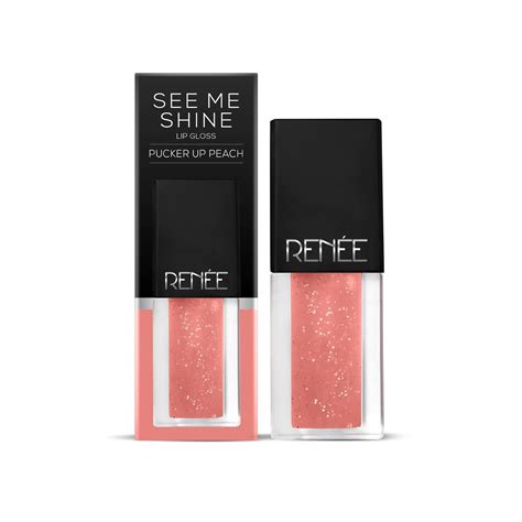 Buy RENEE See Me Shine Lip Gloss (2. Pucker Up Peach) Online at Low ...