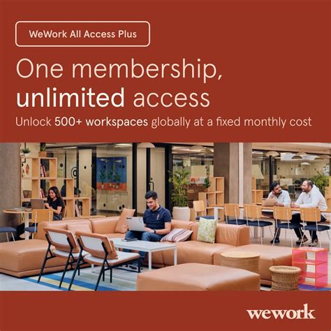 WeWork All Access Plus | Monthly Pass to 500+ Global Workspaces ...