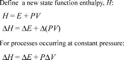 Image result for Enthalpy Examples