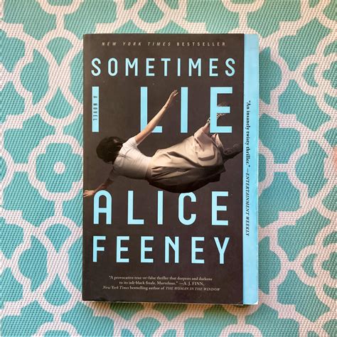 READING FOR SANITY BOOK REVIEWS: Sometimes I Lie - Alice Feeney
