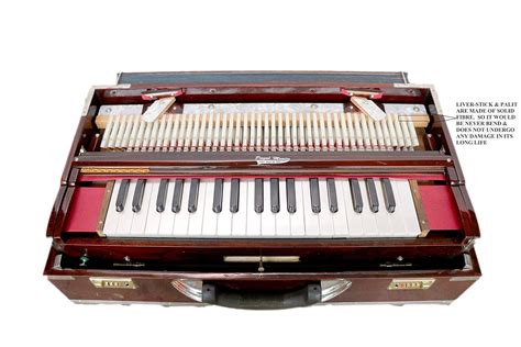 Super Quality 3 3/4 Octave 9 Scale Changer (with Coupler) Box Harmonium ...