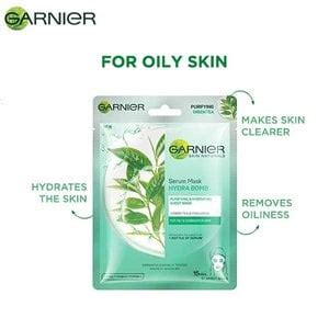Buy Garnier Hydra Bomb Green Tea Serum Sheet Mask | Garnier India