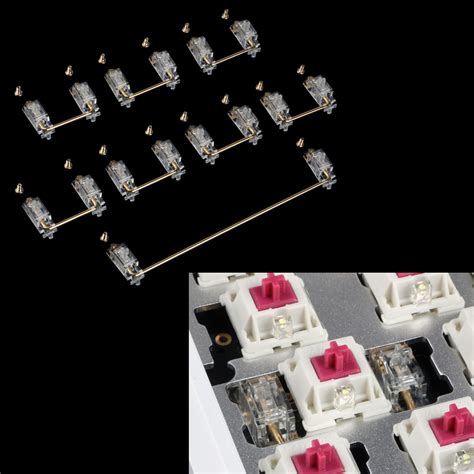 Buy GENEMA Transparent Gold Plated Pcb Screw in Stabilizer for Custom ...