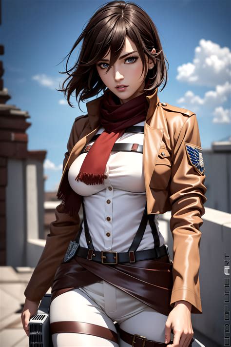 Mikasa Ackerman 1 by EndOfLineArt on DeviantArt