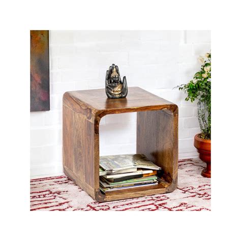 Buy Ikiriya Berlin Sheesham Wood Tea Table in Teak Finish (1 Year ...