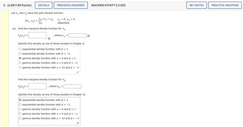 Joint Density Function