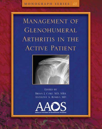 Buy Management of Glenohumeral Arthritis in the Active Patient ...
