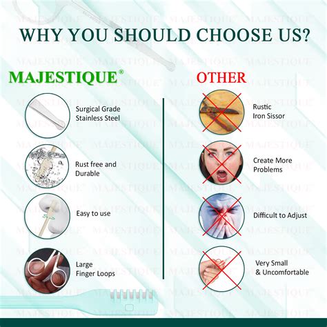 Buy Majestique Nasal Hair Trimmers With Safety Scissor Online
