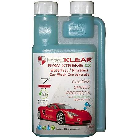 PROKLEAR WWC Windshield Wash Additive Concentrate 250ml -Just add 5ml ...