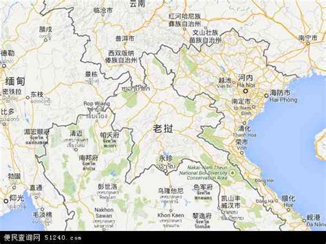 老挝地图 - 老挝卫星地图 - 老挝高清航拍地图 - 便民查询网地图