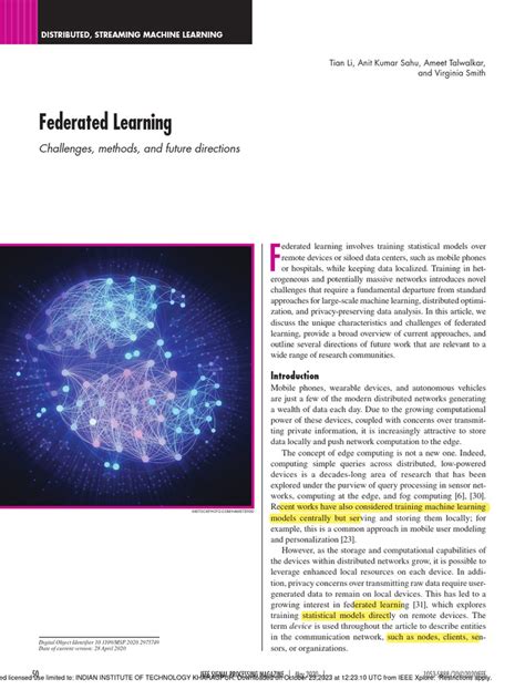 Federated Learning Challenges 的图像结果