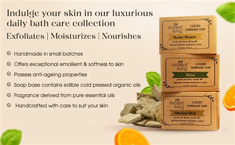 Buy Ancient Living Organic & Natural Soaps Daily Bath Needs with Cold ...