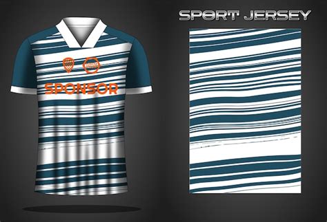 Soccer jersey sport shirt design template | Premium Vector