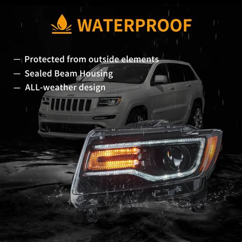 11-13 Jeep Grand Cherokee (WK2) Vland Headlights Full LED With Startup ...