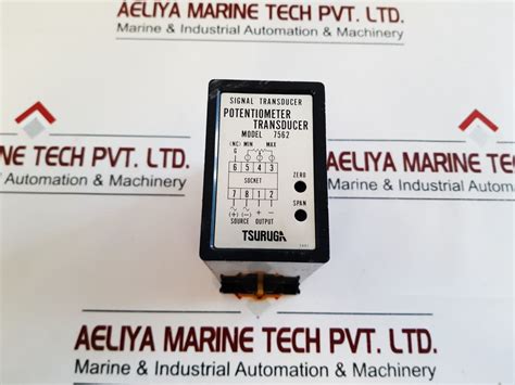 Tsuruga Electric 7562 Potentiometer Transducer 7562-20-s With Base ...