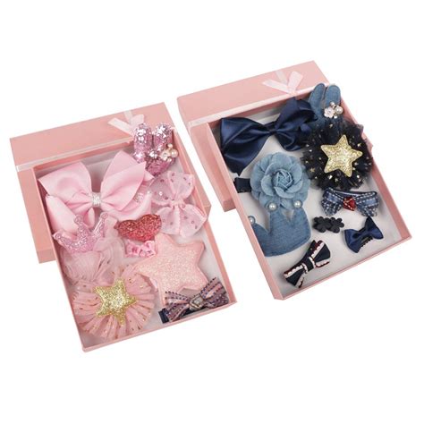 YELLOW BEE Cute Hair Clips Set for Girls - (Pink+Blue) Pack of 2, Girls ...